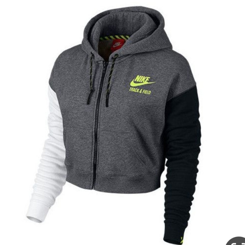 Sportswear Cropped Full-Zip Hoodie